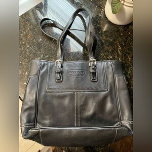 Vintage Black Coach Bag